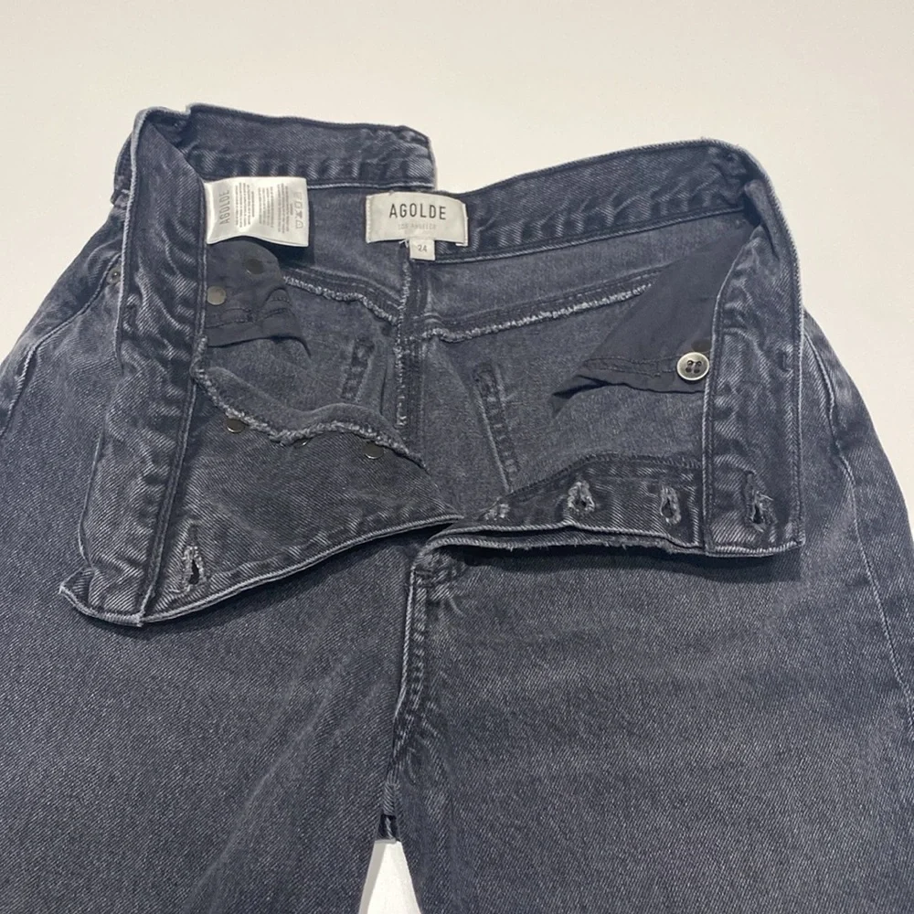 Agolde Criss Cross Straight Jeans